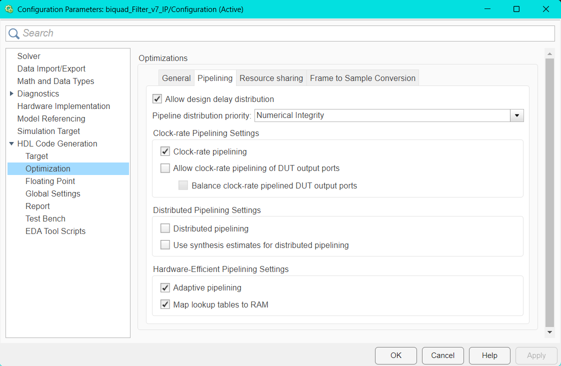 HDL Workflow HDL Options Opti Pipeline