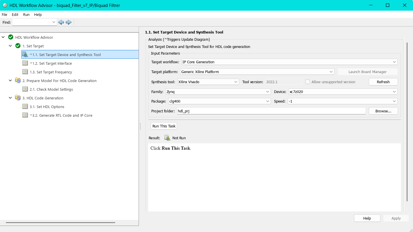 HDL Workflow Target