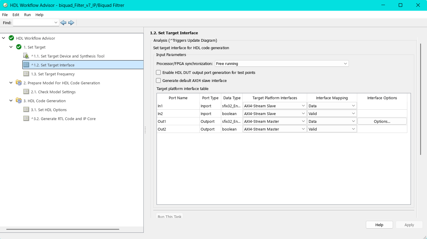 HDL Workflow Interface